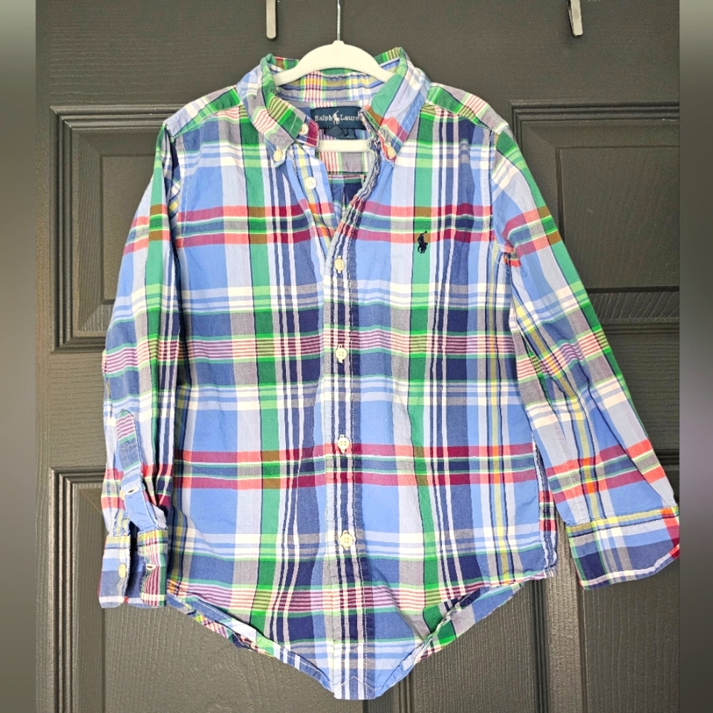 Ralph Lauren button up Boy's size 5